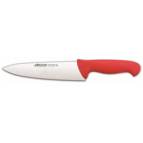 סכין שף משוננת 2900 אדום