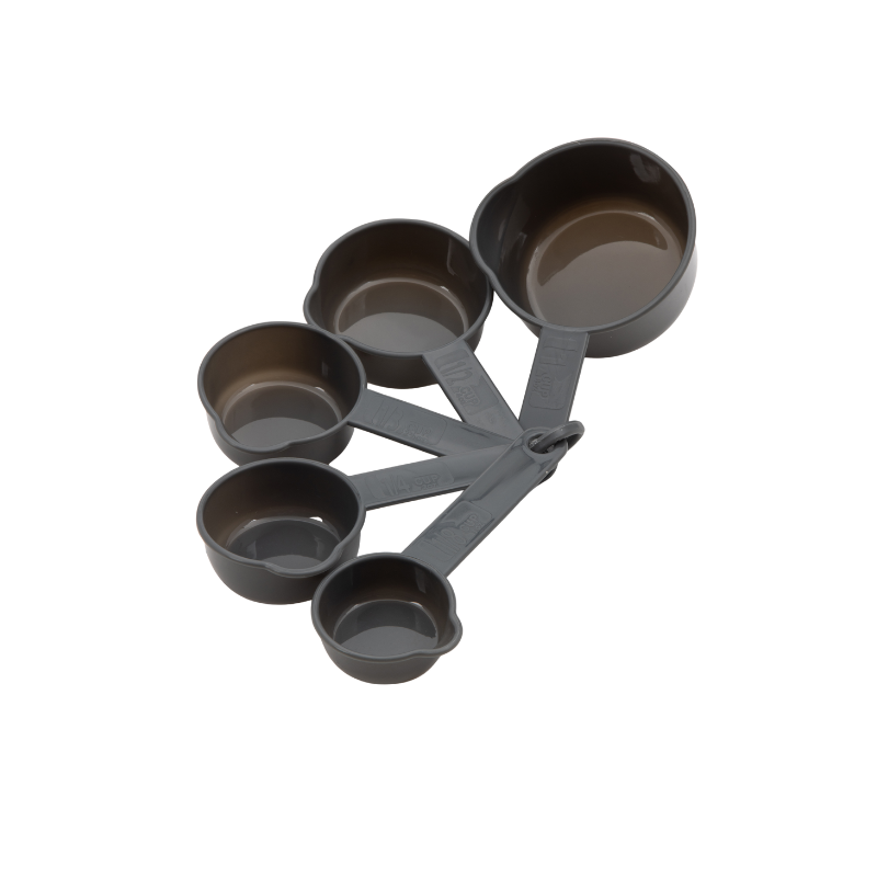 סט 5 כוסות מדידה Glaze אפור