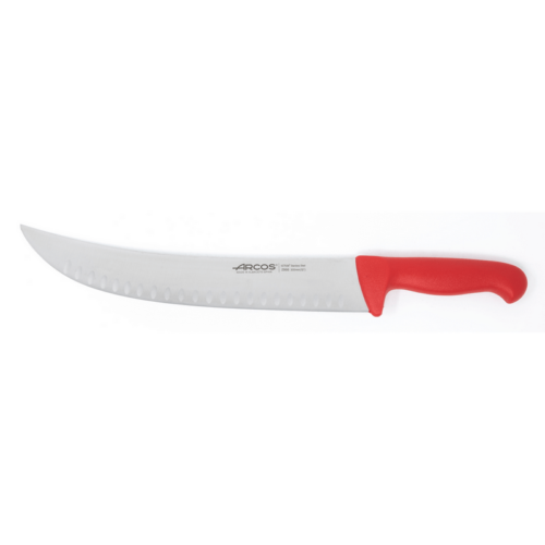 סכין בשר רחבה מעוקלת חריצים 2900