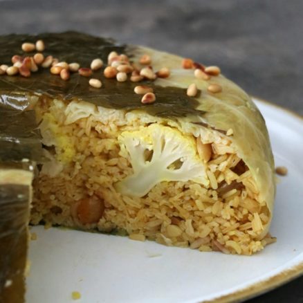 מתכון לעוגת כרוב ועלי גפן