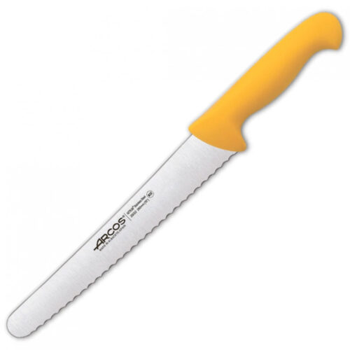 סכין קונדיטור משוננת רחבה 25 ס"מ 2900 צהוב