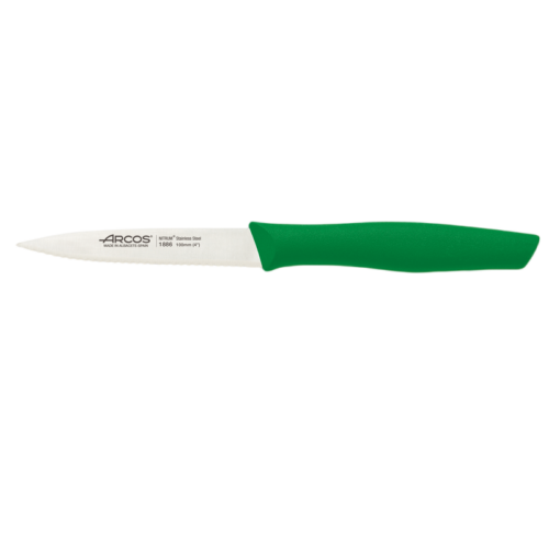 סכין ירקות משונן שפיץ Nova ירוק