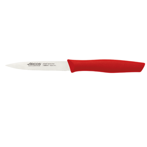 סכין ירקות משונן שפיץ Nova אדום