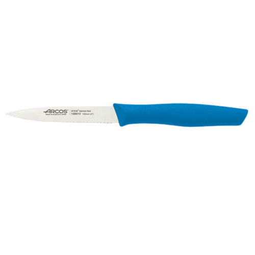 סכין ירקות משונן שפיץ Nova כחול