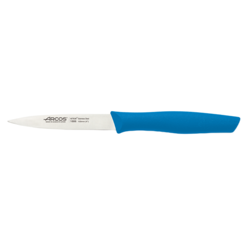 סכין ירקות חלק שפיץ Nova כחול