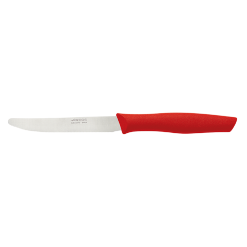 סכין ירקות 11 ס"מ משונן מעוגל Nova אדום