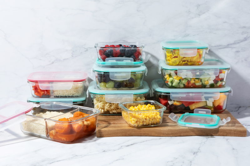 קופסת זכוכית מלבנית Grab&Go קופסת זכוכית מלבנית Grab&Go