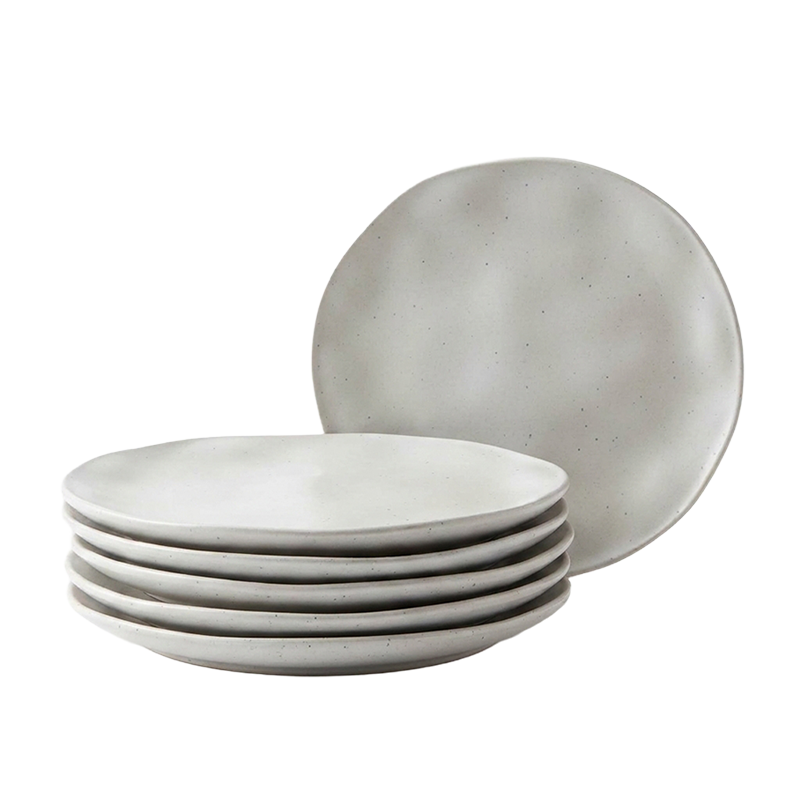 סט 6 צלחות 27 ס"מ Bistro eco לבן