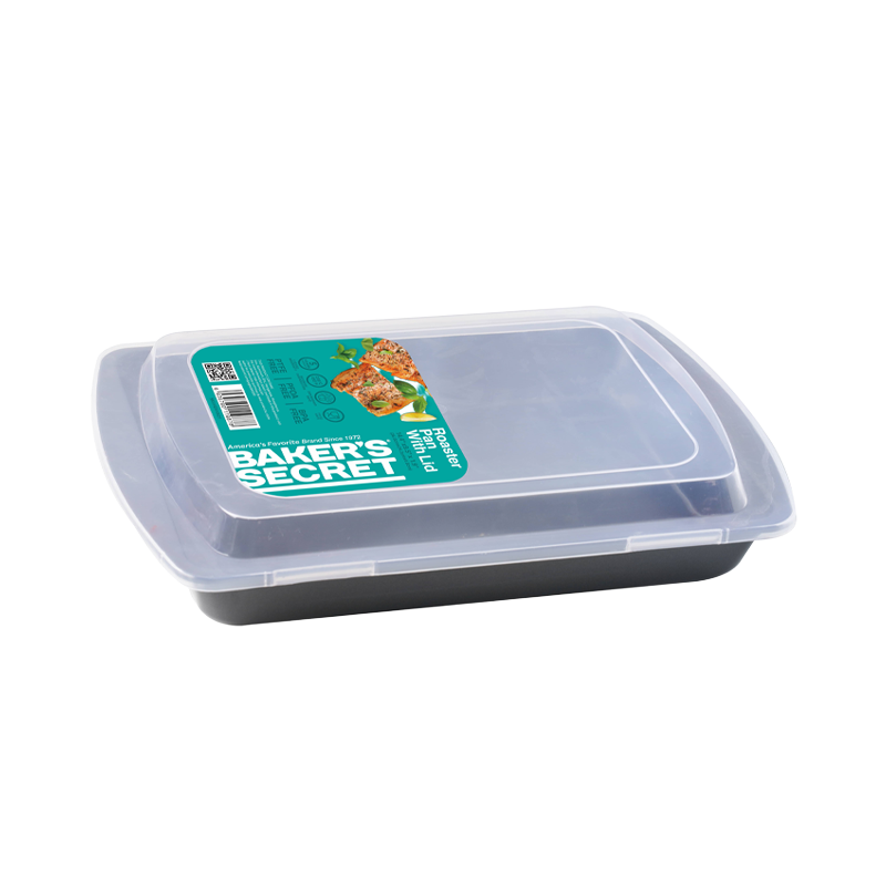תבנית רוסטר מלבנית עם מכסה Baker’s Secret