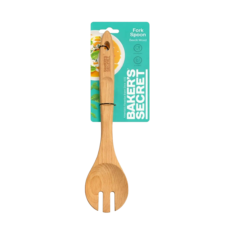 כף מזלג מעץ Baker’s Secret