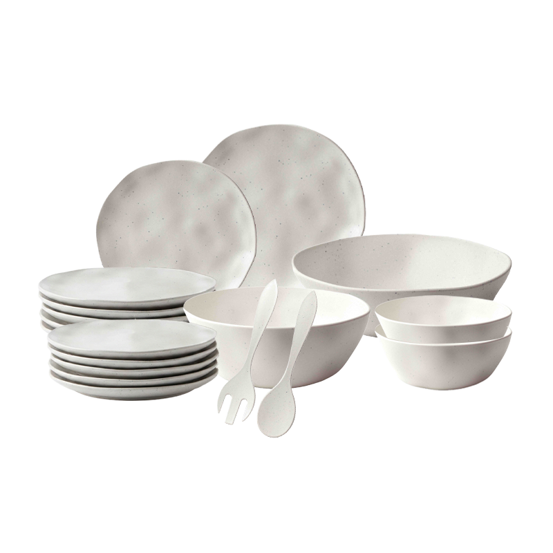 סט הגשה 18 חלקים Bistro eco לבן